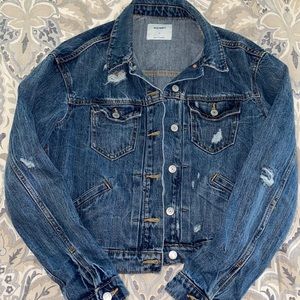 Distressed Denim Jacket